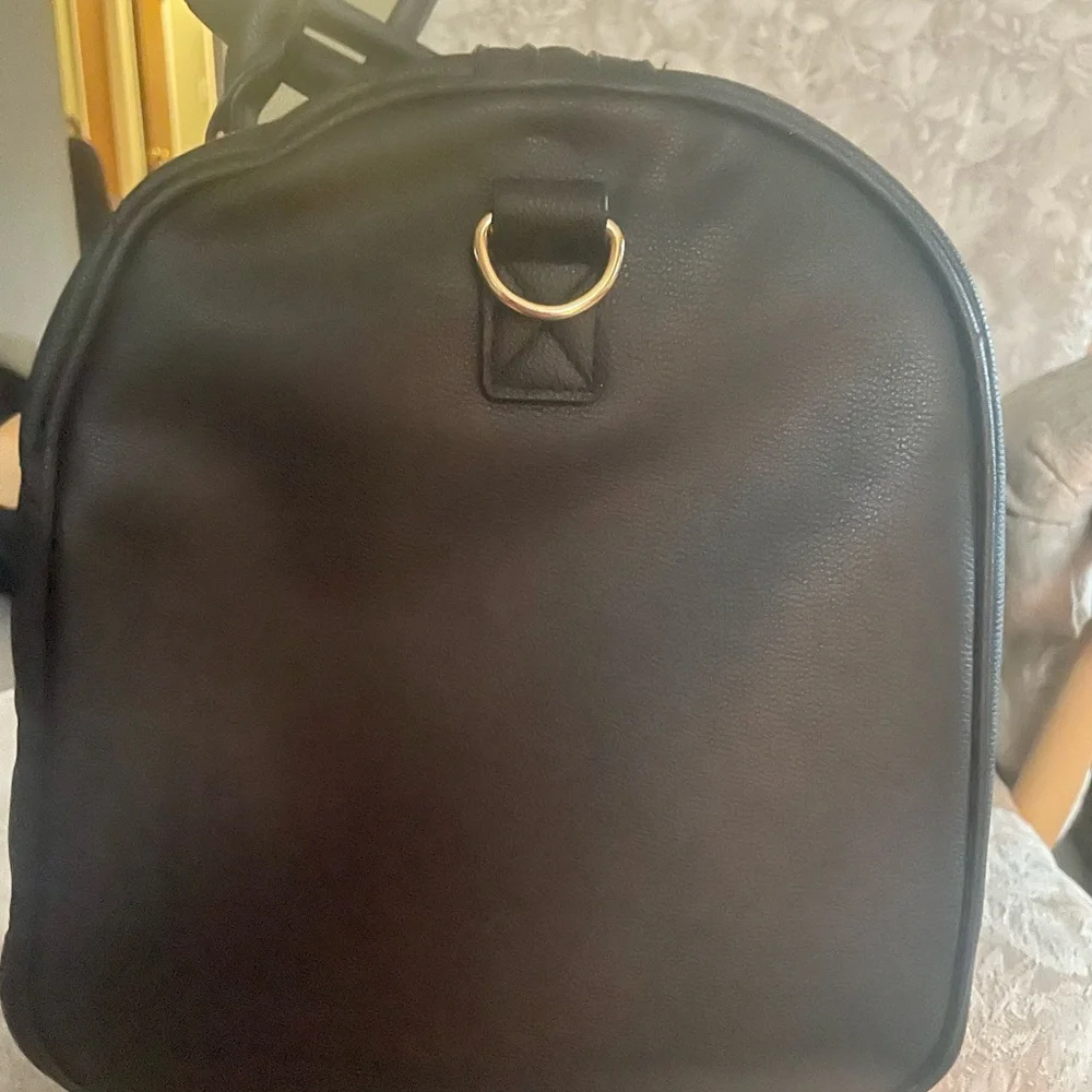 - Primark Disney Black and Gold Studded Mickey Mouse Weekender Travel Bag - Picture 4 of 7